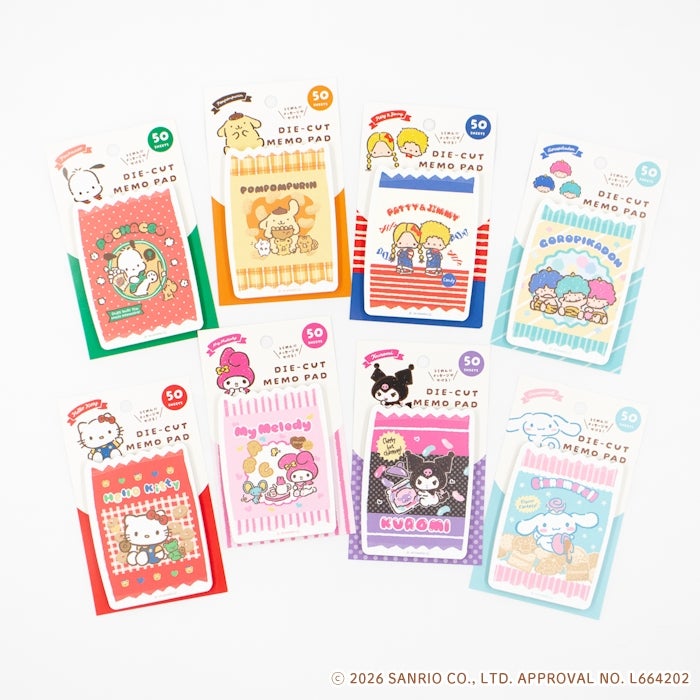 d*3様 使い残り‪♡ハローキティ ウェイトレスダイカットメモ ﾀﾞｲｶｯﾄﾒﾓ ﾊﾛｰｷﾃｨ おやつ ｻﾝﾘｵ | 古川紙工公式オンラインショップ