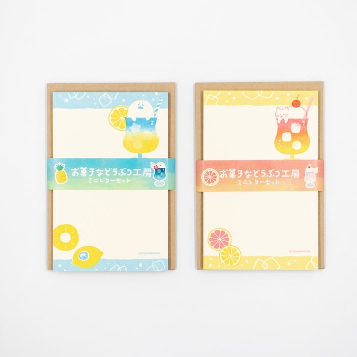 ﾐﾆﾚﾀｰｾｯﾄ ｿｰﾀﾞにゃんこ お菓子などうぶつ工房 | 古川紙工公式
