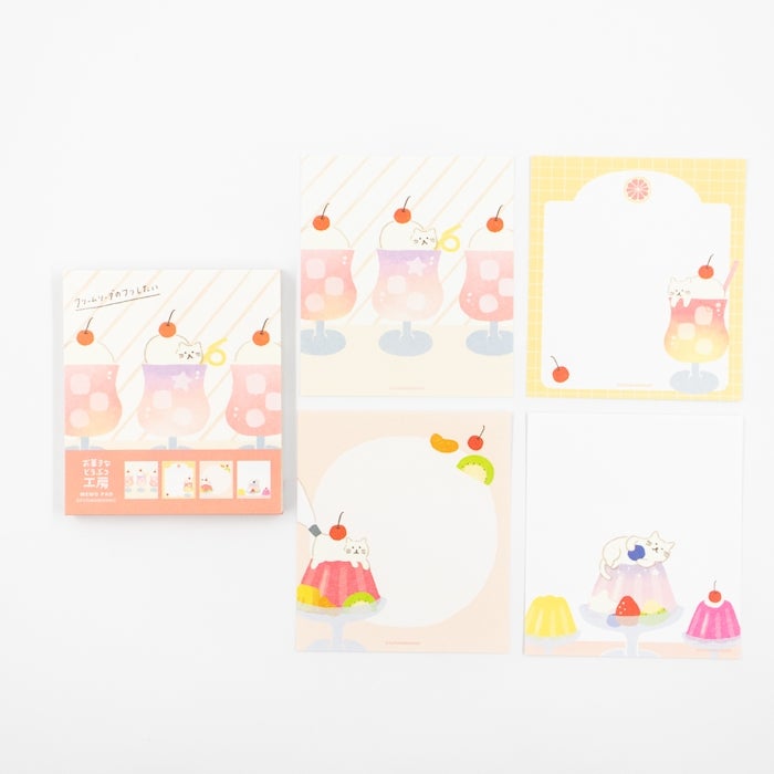ﾒﾓﾊﾟｯﾄﾞ ｿｰﾀﾞにゃんこ お菓子などうぶつ工房 | 古川紙工公式オンライン