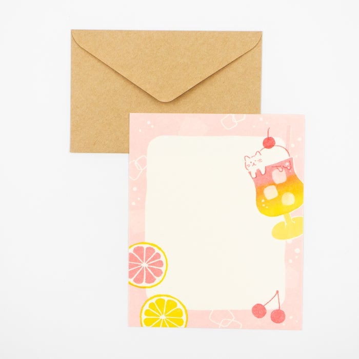 なごみ和紙ﾚﾀｰｾｯﾄ ｿｰﾀﾞにゃんこ お菓子などうぶつ工房 | 古川紙工公式