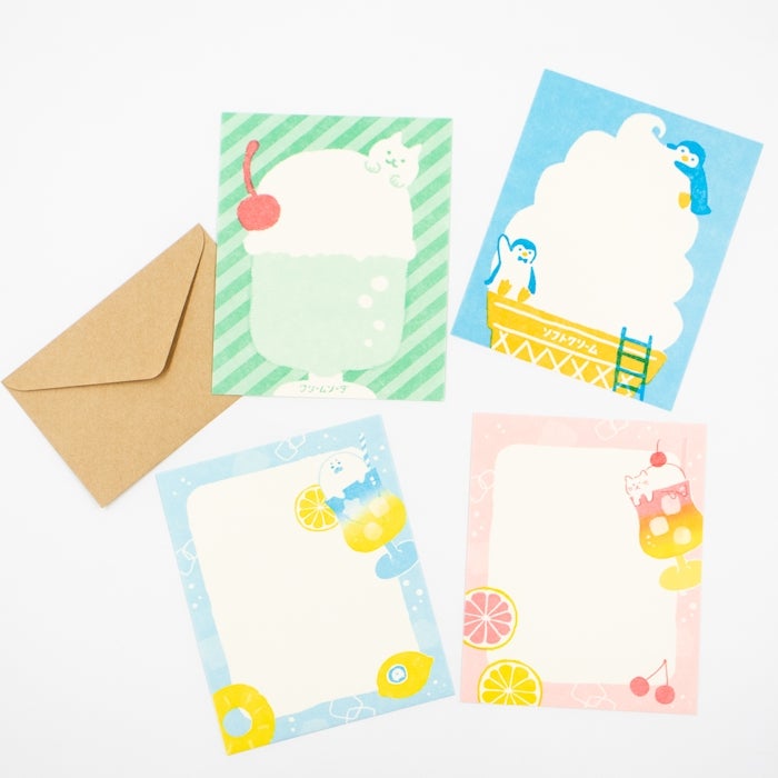 なごみ和紙ﾚﾀｰｾｯﾄ ｿｰﾀﾞにゃんこ お菓子などうぶつ工房 | 古川紙工公式