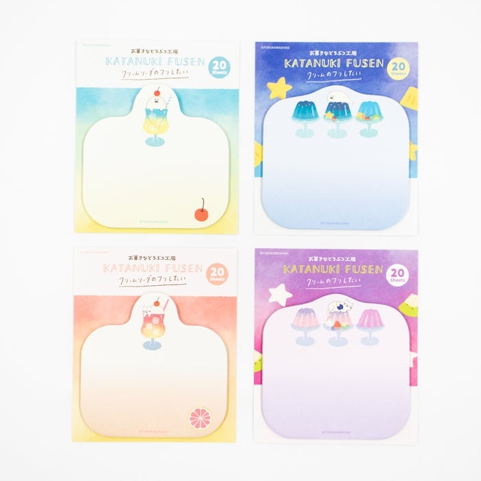 型抜き付箋 ｿｰﾀﾞにゃんこ お菓子などうぶつ工房 | 古川紙工公式