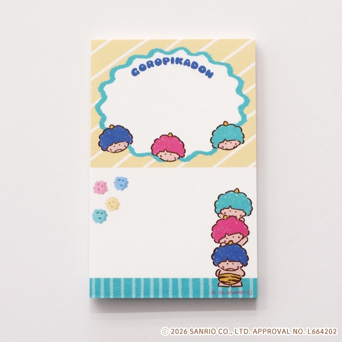 ｵﾝﾗｲﾝ限定 ﾆｺｲﾁmemo ｻﾝﾘｵ ｺﾞﾛﾋﾟｶﾄﾞﾝ おやつ | 古川紙工公式オンライン