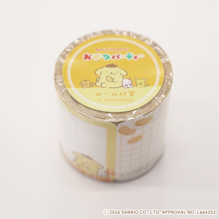 ｵﾝﾗｲﾝ限定 ﾛｰﾙ付箋 ｻﾝﾘｵ ﾎﾟﾑﾎﾟﾑﾌﾟﾘﾝ おやつ | 古川紙工公式オンライン