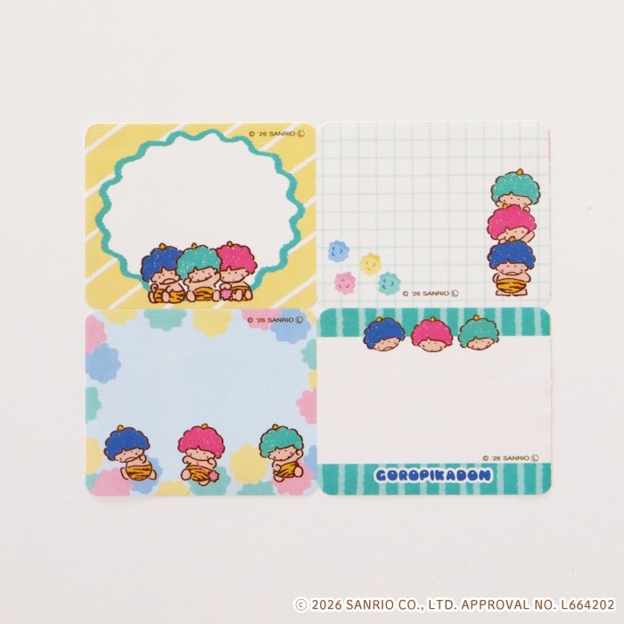 ｵﾝﾗｲﾝ限定 ﾛｰﾙ付箋 ｻﾝﾘｵ ｺﾞﾛﾋﾟｶﾄﾞﾝ おやつ | 古川紙工公式オンライン
