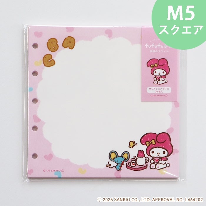 fufufu手帳 ﾘﾌｨﾙM5 ｻﾝﾘｵ ﾏｲﾒﾛﾃﾞｨ おやつ | 古川紙工公式オンラインショップ