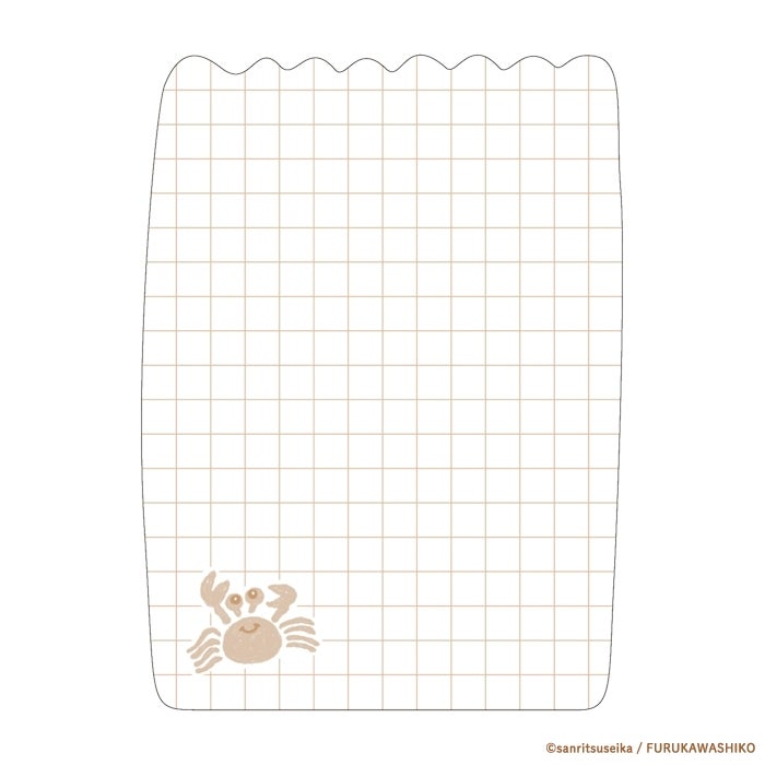 ﾀﾞｲｶｯﾄﾒﾓ かにぱん | 古川紙工公式オンラインショップ