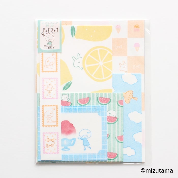 ｵﾝﾗｲﾝ限定 ﾁｮｷﾁｮｷﾍﾟｰﾊﾟｰ mizutama ｽｲｶとｱｲｽ