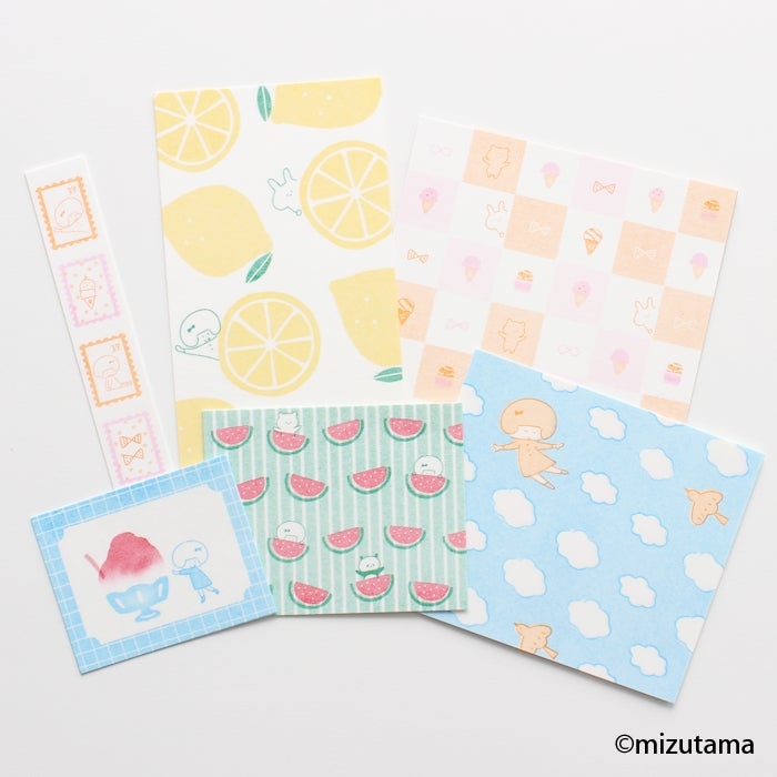 ｵﾝﾗｲﾝ限定 ﾁｮｷﾁｮｷﾍﾟｰﾊﾟｰ mizutama ｽｲｶとｱｲｽ