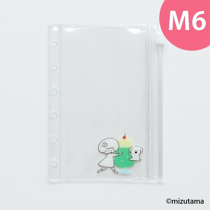 fufufu手帳 ﾎﾟｹｯﾄﾘﾌｨﾙM6 ｸﾘｰﾑｿｰﾀﾞ