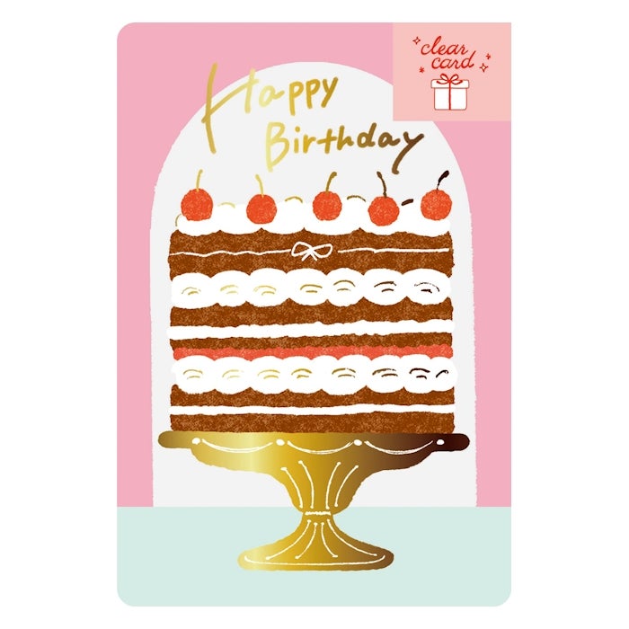 箔押しｸﾘｱｶｰﾄﾞ ﾁｮｺｹｰｷ | 古川紙工公式オンラインショップ