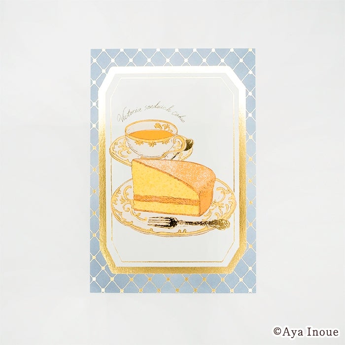 箔押しﾎﾟｽﾄｶｰﾄﾞ ｳﾞｨｸﾄﾘｱｹｰｷ