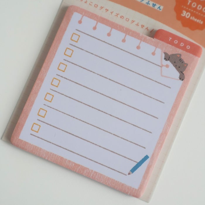 ちょこﾛｸﾞふせん todo | 古川紙工公式オンラインショップ
