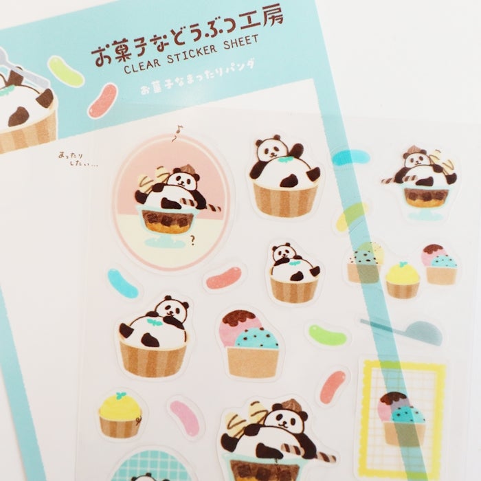 ふわふわkota32♡様　ソリダスター 透明ｼｰﾙｼｰﾄ まったりﾊﾟﾝﾀﾞ | 古川紙工公式オンラインショップ