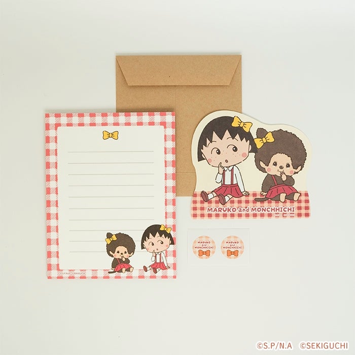 ﾀﾞｲｶｯﾄﾐﾆﾚﾀｰｾｯﾄ まる子+ﾓﾝﾁｯﾁ | 古川紙工公式オンラインショップ