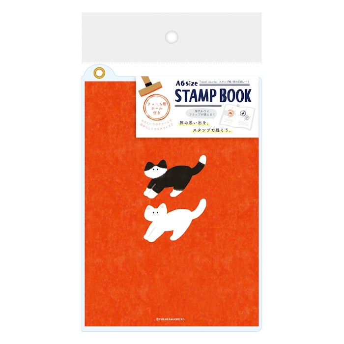  ｽﾀﾝﾌﾟ帳A6 ﾈｺ