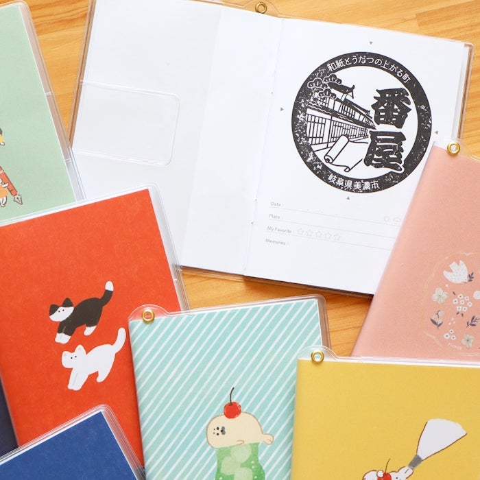 ｽﾀﾝﾌﾟ帳A6 お菓子などうぶつ工房1