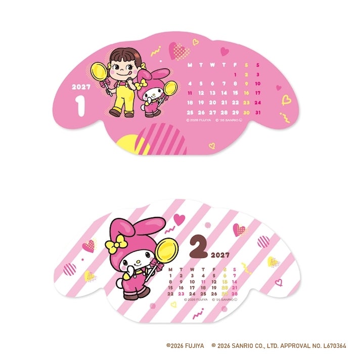 ﾀﾞｲｶｯﾄｶﾚﾝﾀﾞｰ PEKO×MY MELODY 2027