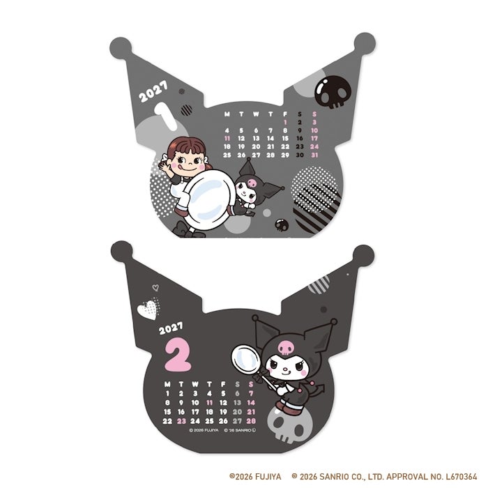 ﾀﾞｲｶｯﾄｶﾚﾝﾀﾞｰ PEKO×KUROMI 2027