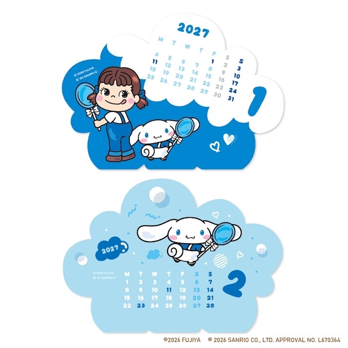  ﾀﾞｲｶｯﾄｶﾚﾝﾀﾞｰ PEKO×CINNAMOROLL 2027
