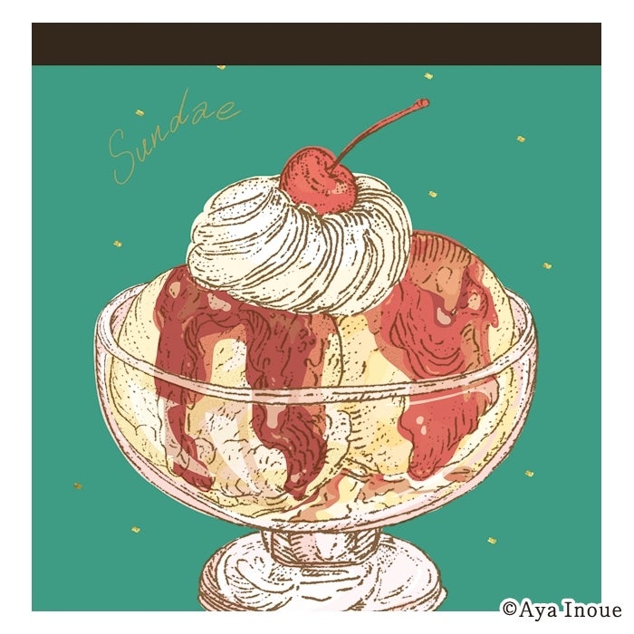 箔押しﾒﾓﾊﾟｯﾄﾞ ｻﾝﾃﾞｰ