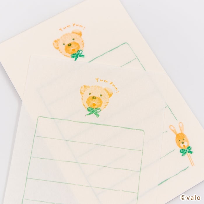 そえぶみ箋 くまﾋﾞｽｹｯﾄ