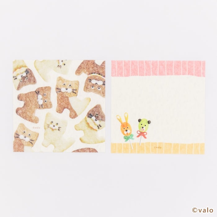 6柄ｱｿｰﾄﾒﾓ ちょこっとおやつ