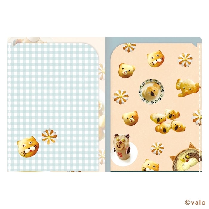  A5ｸﾘｱﾌｧｲﾙ（2PK） もぐもぐﾌﾞﾙｰ