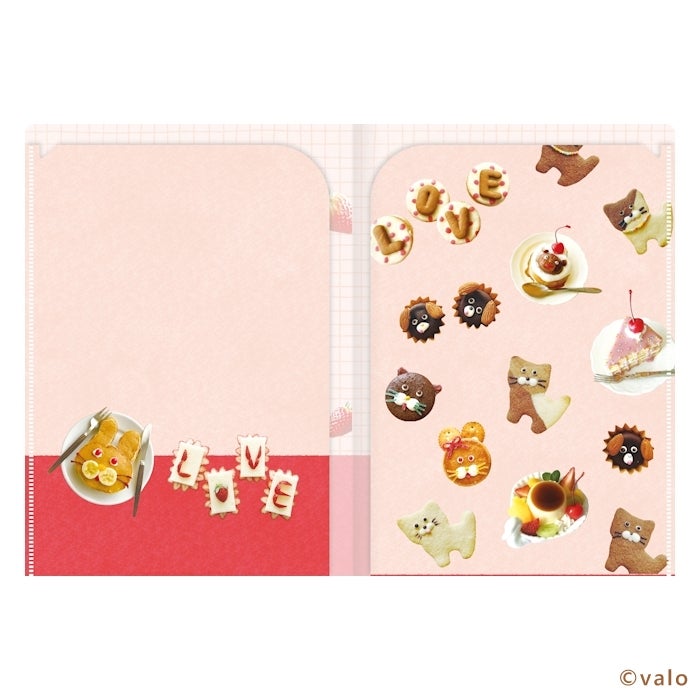 A5ｸﾘｱﾌｧｲﾙ（2PK） もぐもぐﾋﾟﾝｸ
