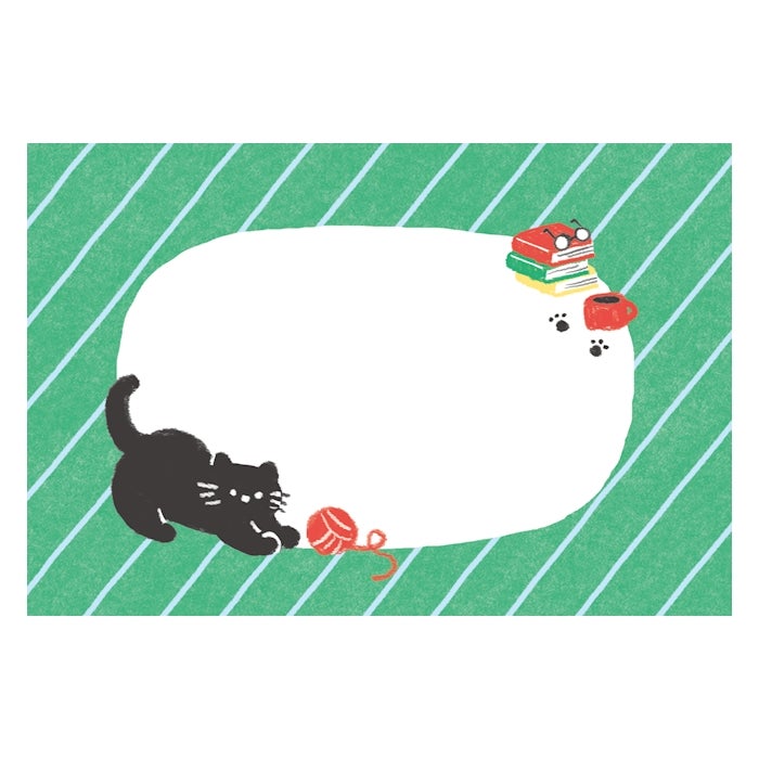 今日のお手紙ﾚﾀｰｾｯﾄ 家とねこ