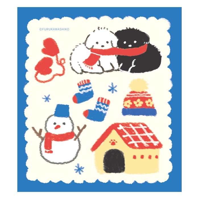 ﾒﾓﾊﾟｯﾄﾞ 雪といぬ
