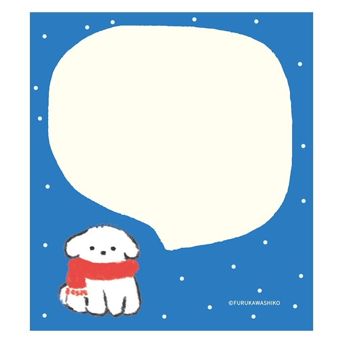 ﾒﾓﾊﾟｯﾄﾞ 雪といぬ