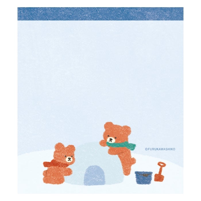  ﾒﾓﾊﾟｯﾄﾞ 雪とくま