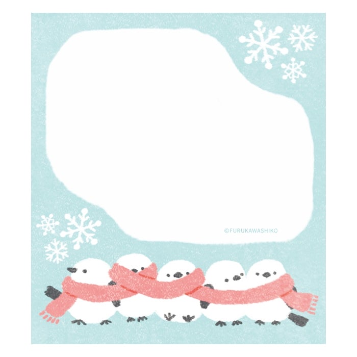 ﾒﾓﾊﾟｯﾄﾞ 雪とことり