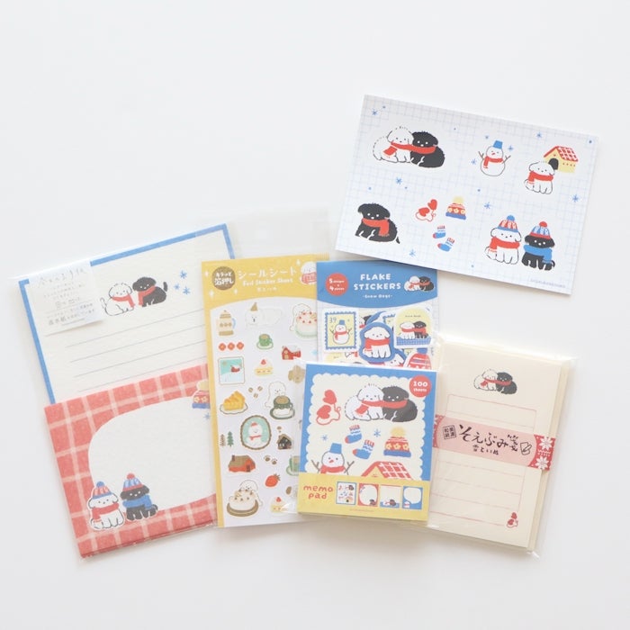  ｵﾝﾗｲﾝ限定 ｺﾝﾌﾟﾘｰﾄｾｯﾄ 雪といぬ