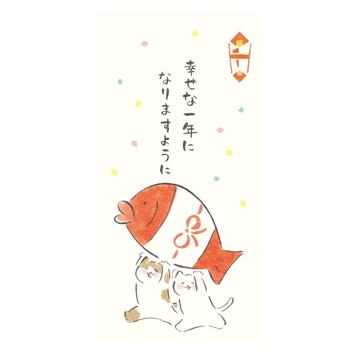 のし袋K たい にっこりどうぶつ